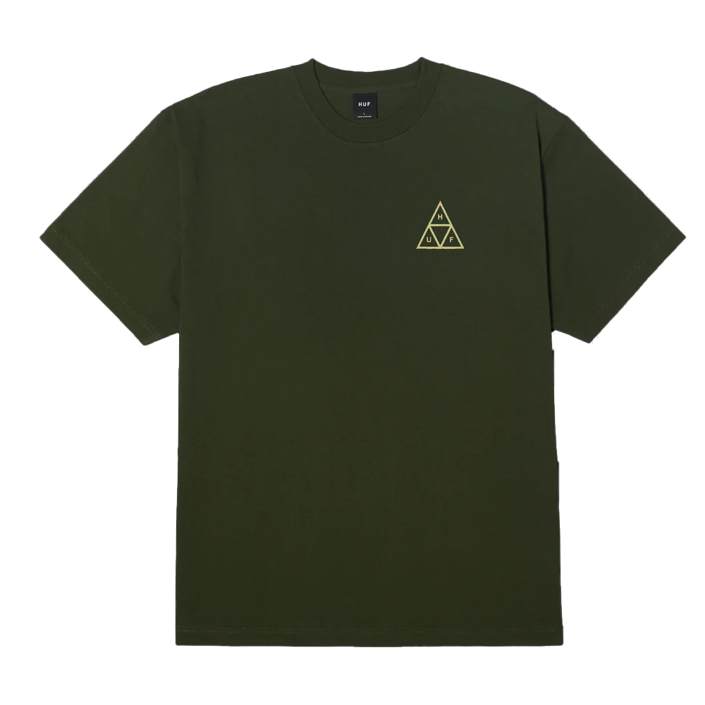 HUF Set Triple Triangle Short Sleeve Tee Ανδρικό T-Shirt - Πράσινο