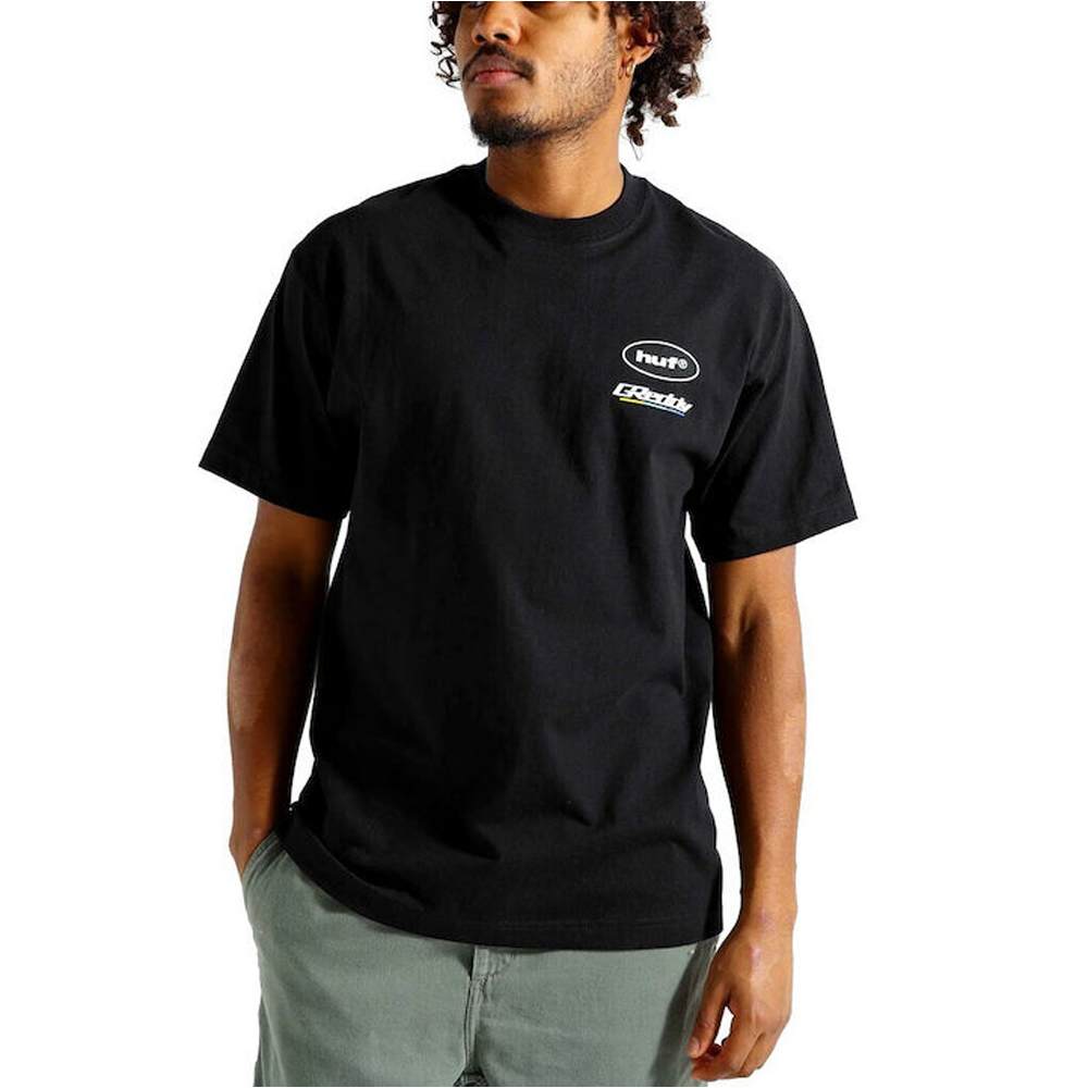 HUF X Greddy Short Sleeve Tee Ανδρικό T-Shirt - Μαύρο