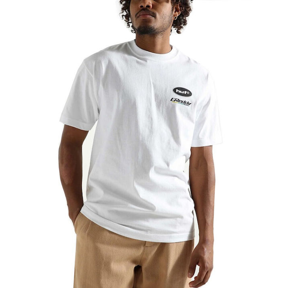 HUF X Greddy Short Sleeve Tee Ανδρικό T-Shirt - Λευκό