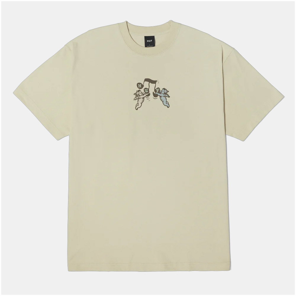 HUF Song ShortSleeve Tee Ανδρικό T-Shirt - Μπεζ