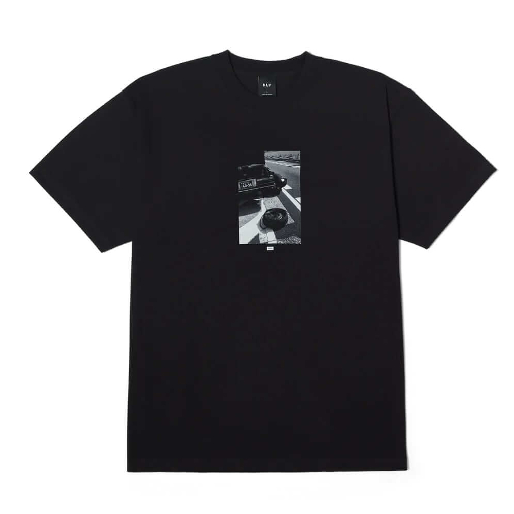 HUF Mason Short Sleeve Tee Ανδρικό T-Shirt - Μαύρο