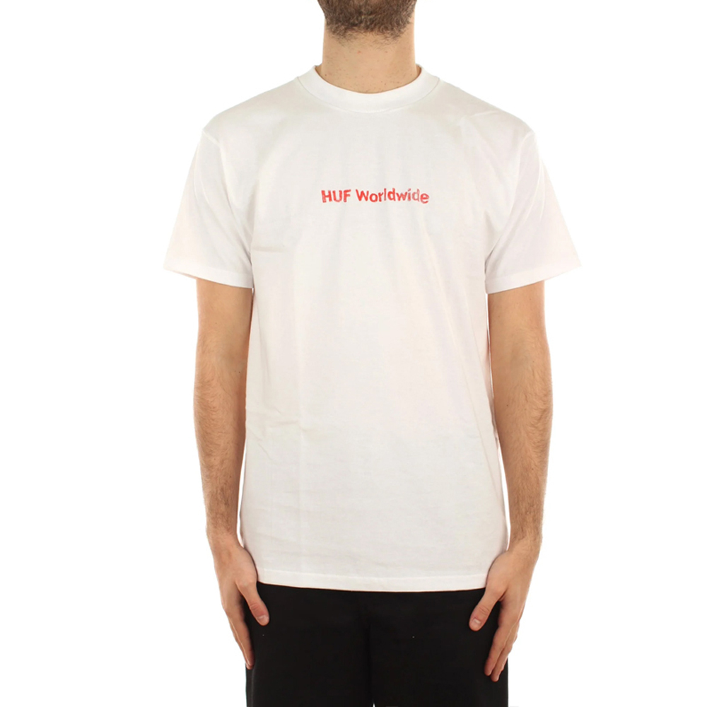 HUF Merida Tee Ανδρικό T-Shirt  - Λευκό