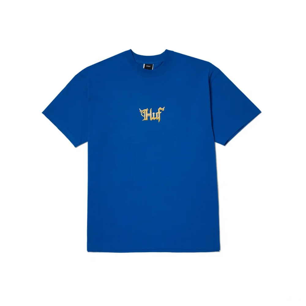 HUF Big H Tee Ανδρικό T-Shirt  - Μπλε