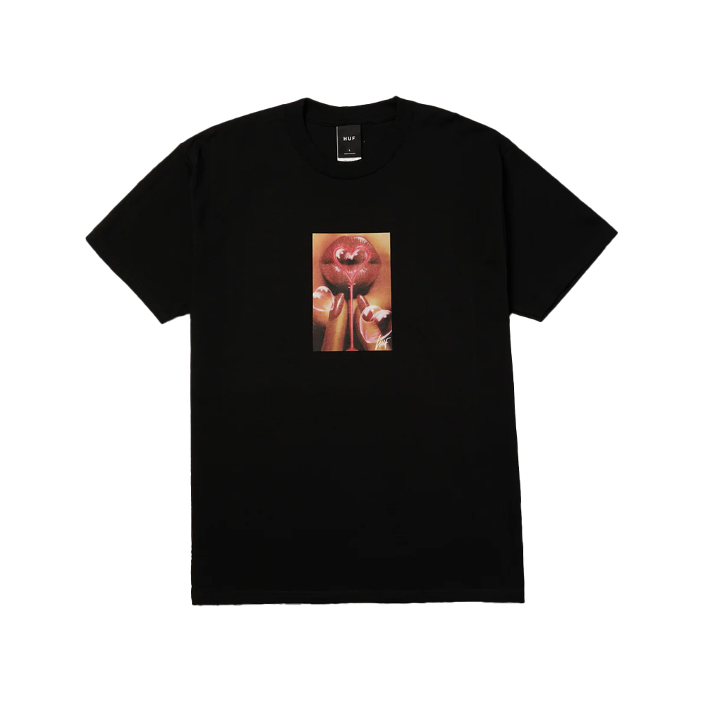HUF Bubble  Tee Ανδρικό T-Shirt - Μαύρο