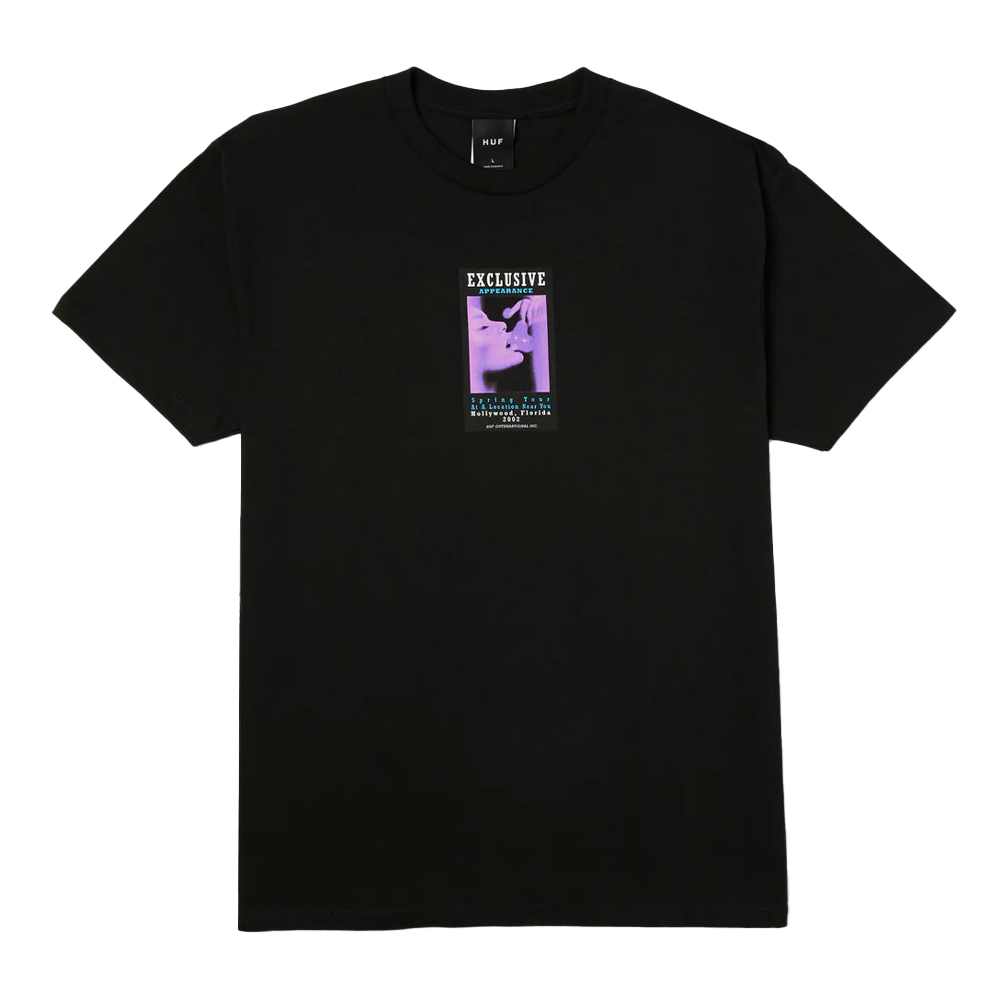 HUF Exclusive Appearance Ανδρικό T-Shirt - Μαύρο