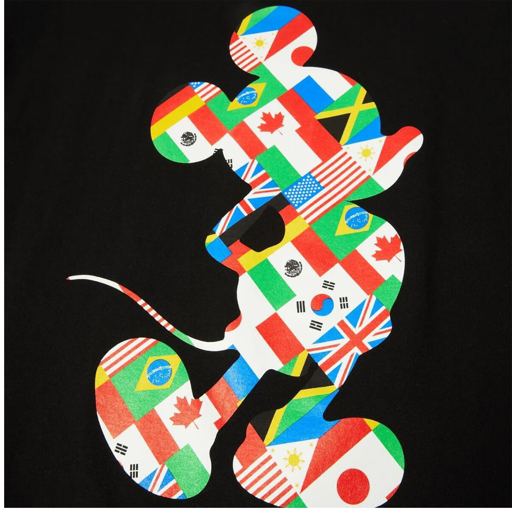 HUF Mickey World Tour Silhouette T-Shirt Ανδρικό T-Shirt - 4