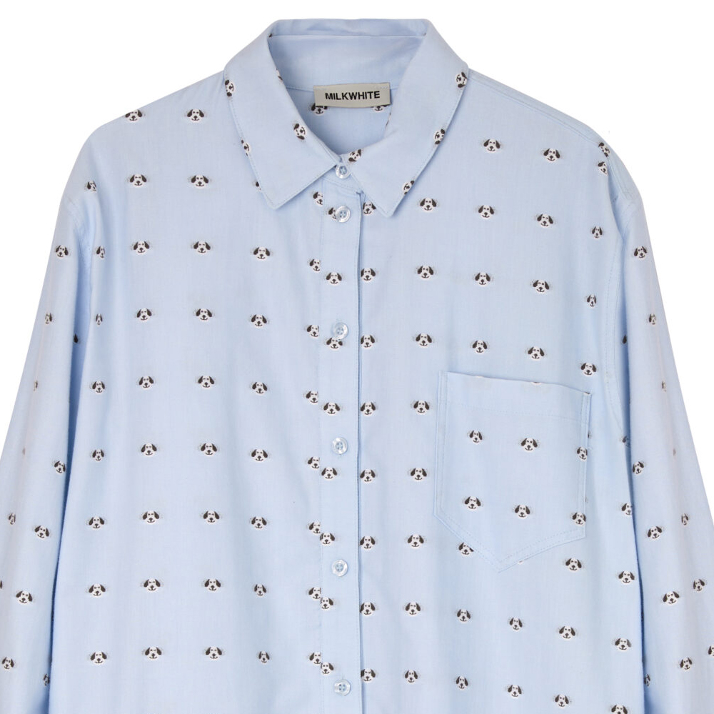 MILKWHITE Overshised Shirt Γυναικείο Πουκάμισο - 2