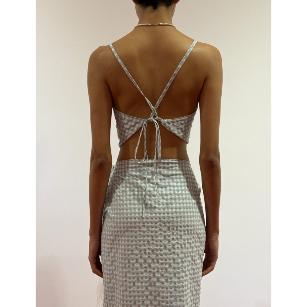 MILKWHITE Square Top Γυναικείο Crop  - 3