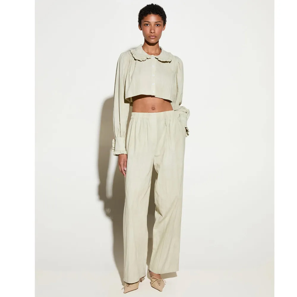 MILKWHITE Crop T-Shirt  Γυναικείο Πουκάμισο - 2