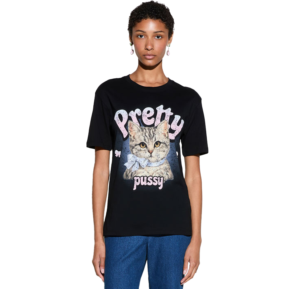 MILKWHITE T-Shirt  Γυναικείο T-Shirt - Μαύρο