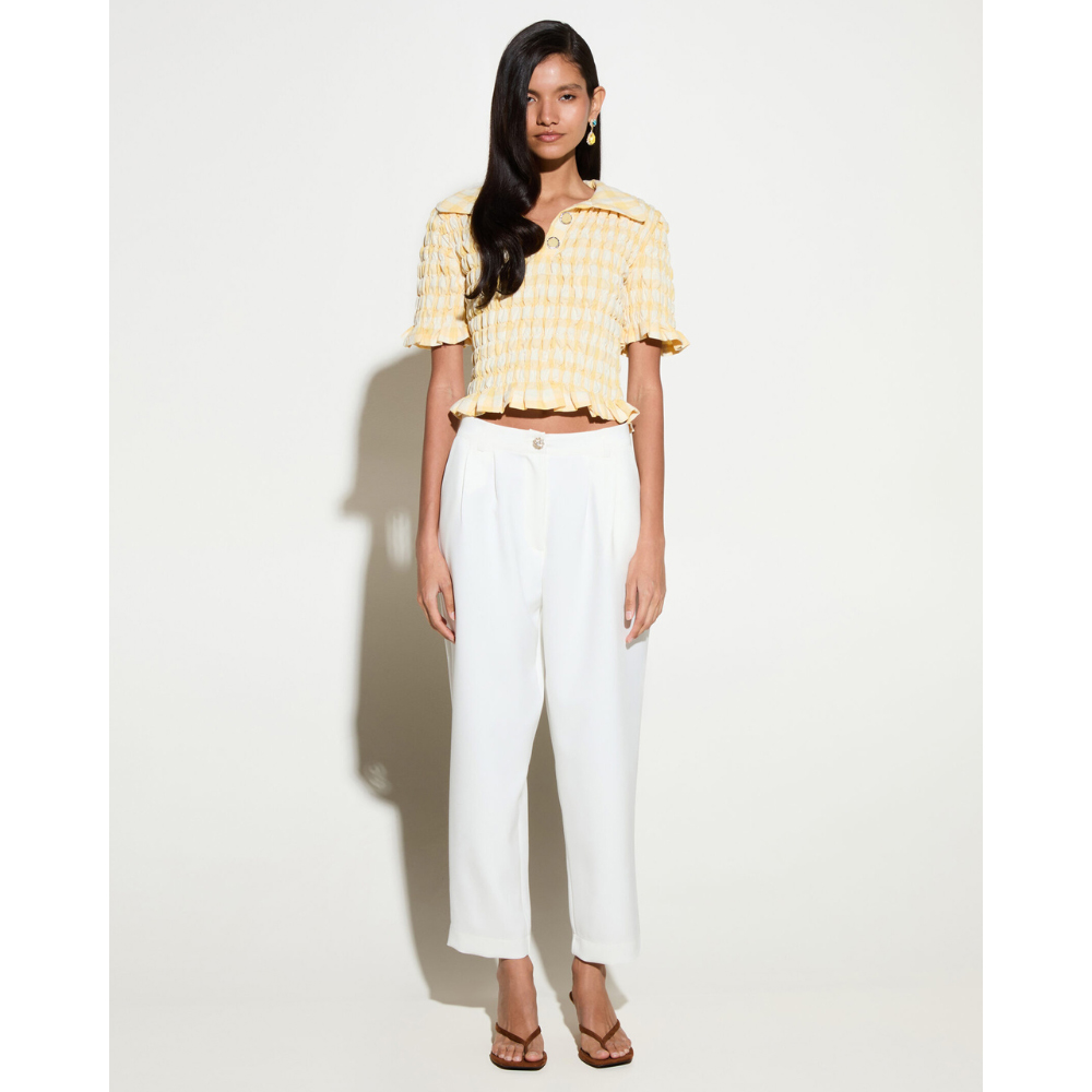 MILKWHITE Polo Top Γυναικεία Μπλούζα Πόλο - 2