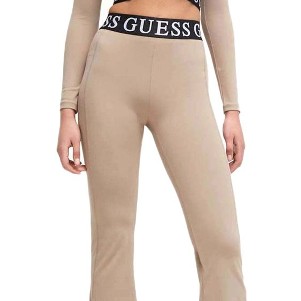 GUESS Kiran Mini Flare Leggings Κολάν flared με λωρίδα με λογότυπο - 3