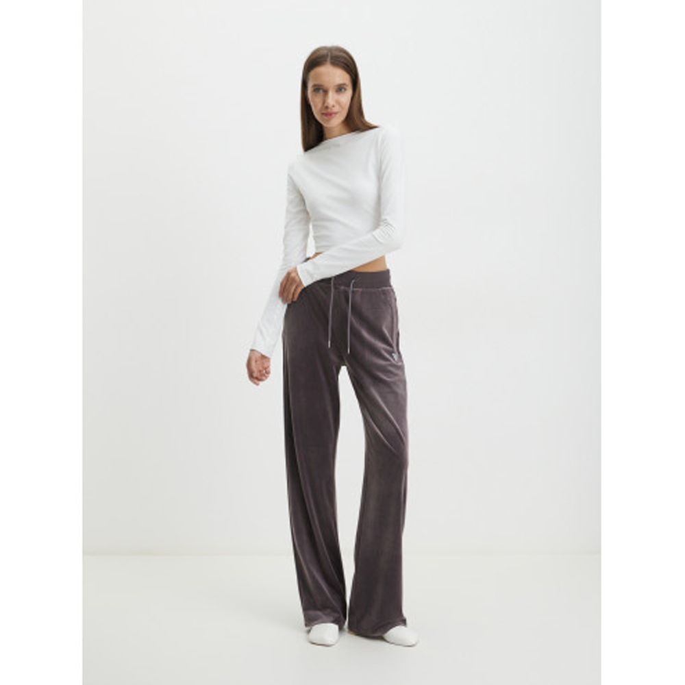 GUESS Couture Straight Long Pant Γυναικείο Παντελόνι Φόρμας - 4