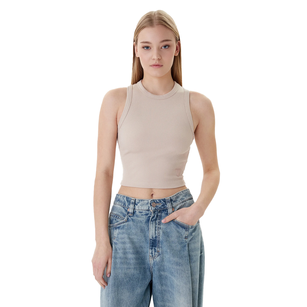 GUESS Edie Tank Top Γυναικεία Μπλούζα Crop Top - 1