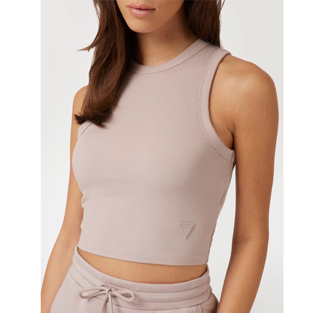 GUESS Edie Tank Top Γυναικεία Μπλούζα Crop Top - 2