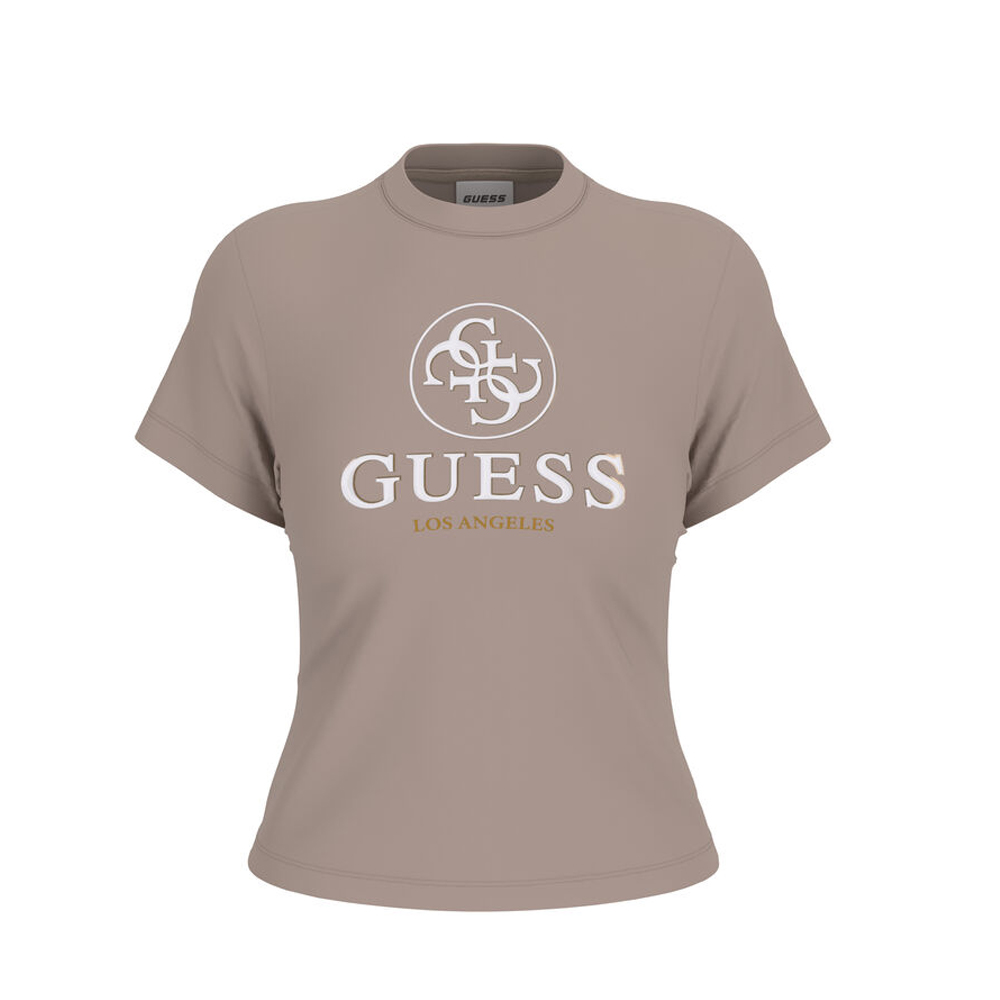 GUESS Stacie Tee Γυναικείο T-Shirt  - Καφέ