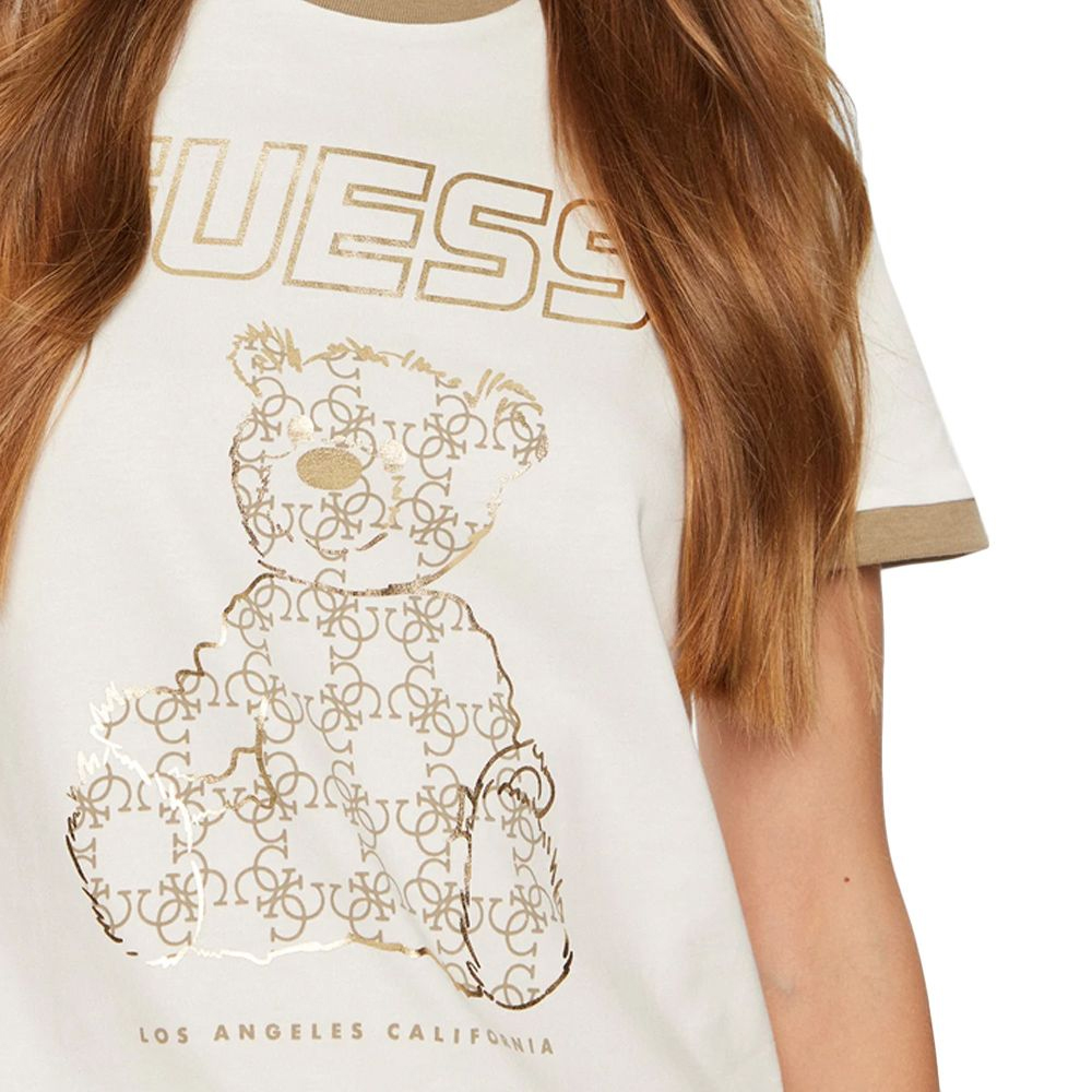 GUESS Midge Logo Bear ShortSleeve Tee Γυναικείο T-Shirt - 4