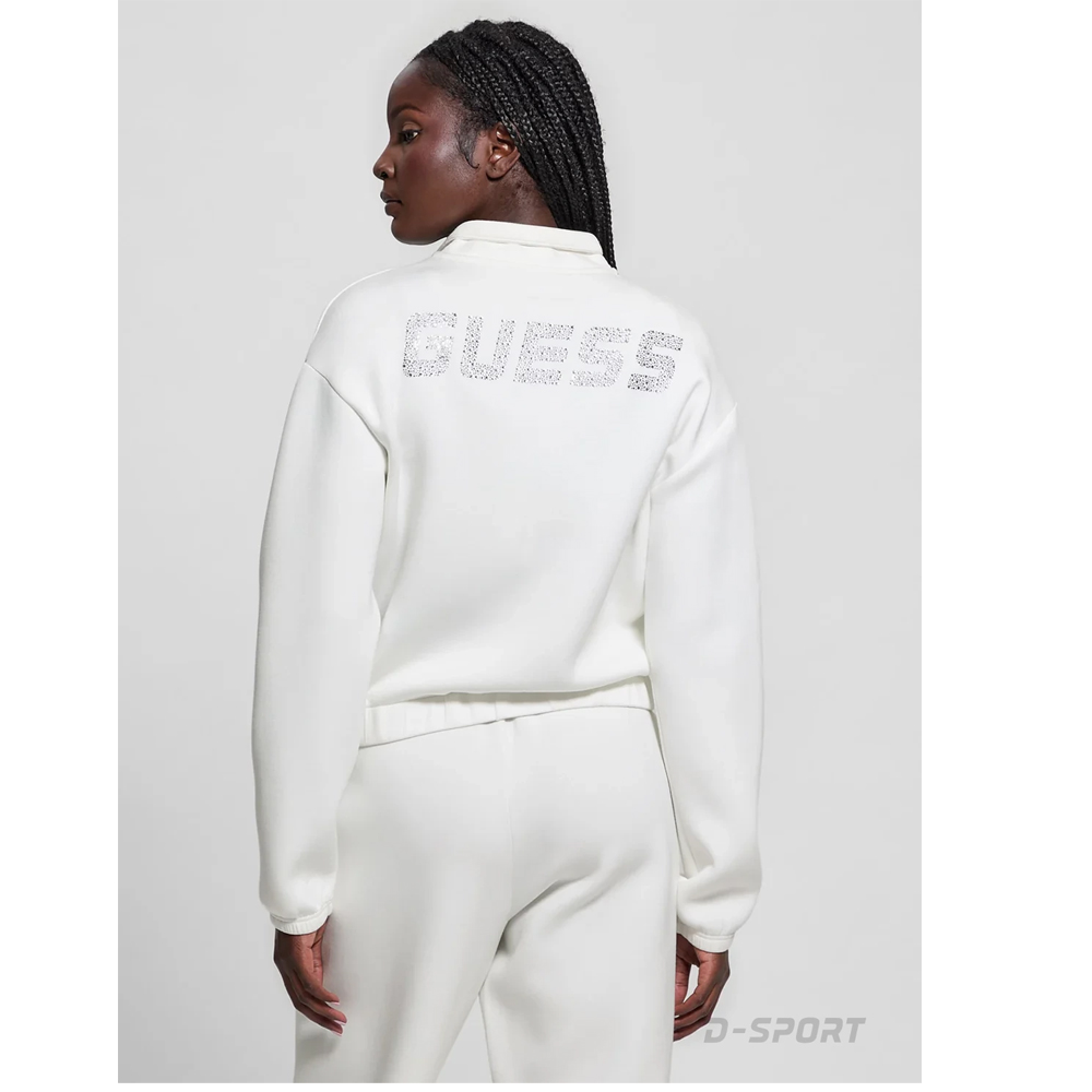 GUESS Cecilia Scuba Zip Sweatshirt Γυναικεία Ζακέτα - 2