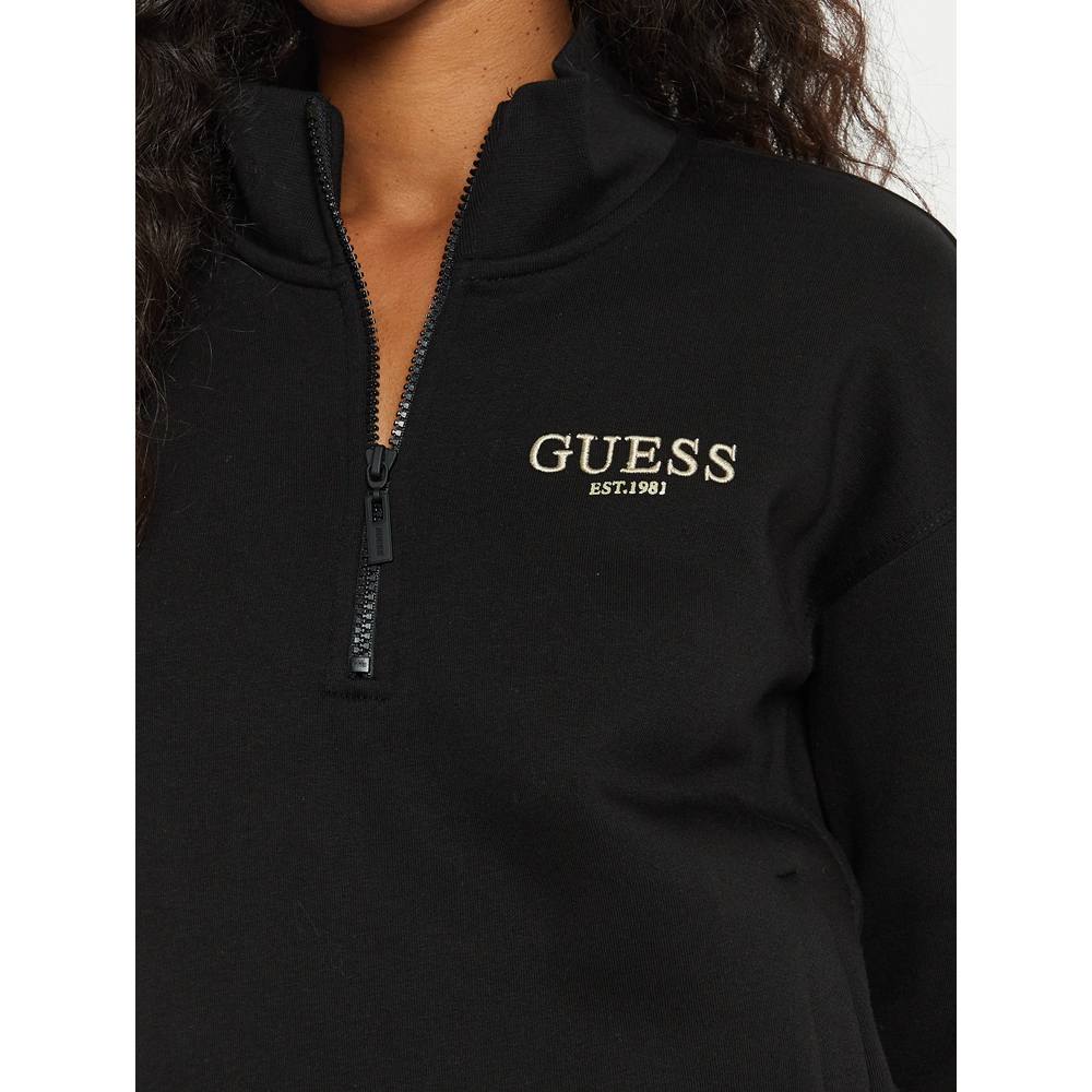 GUESS Midge Half-Zip Sweatahirt Γυναικείο Φούτερ - 4