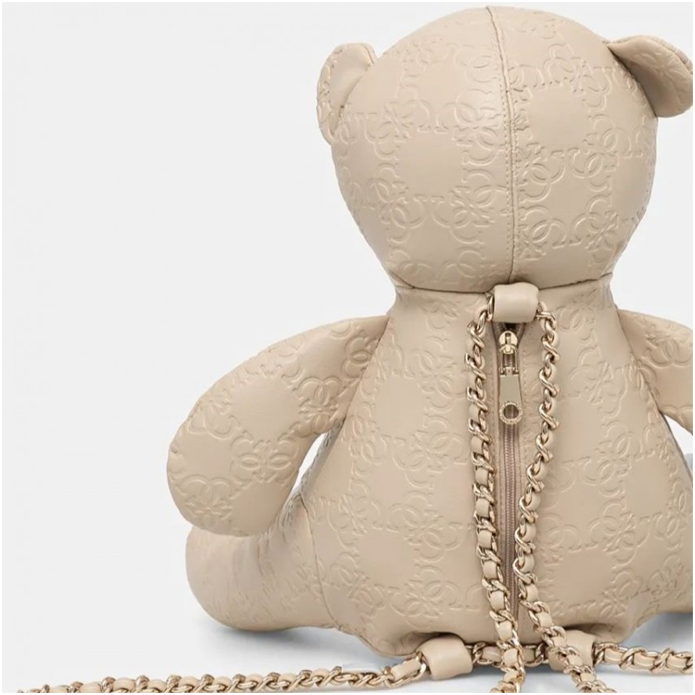 GUESS All over Logo Bear Bag Γυναικεία Τσάντα Πλάτης - 3