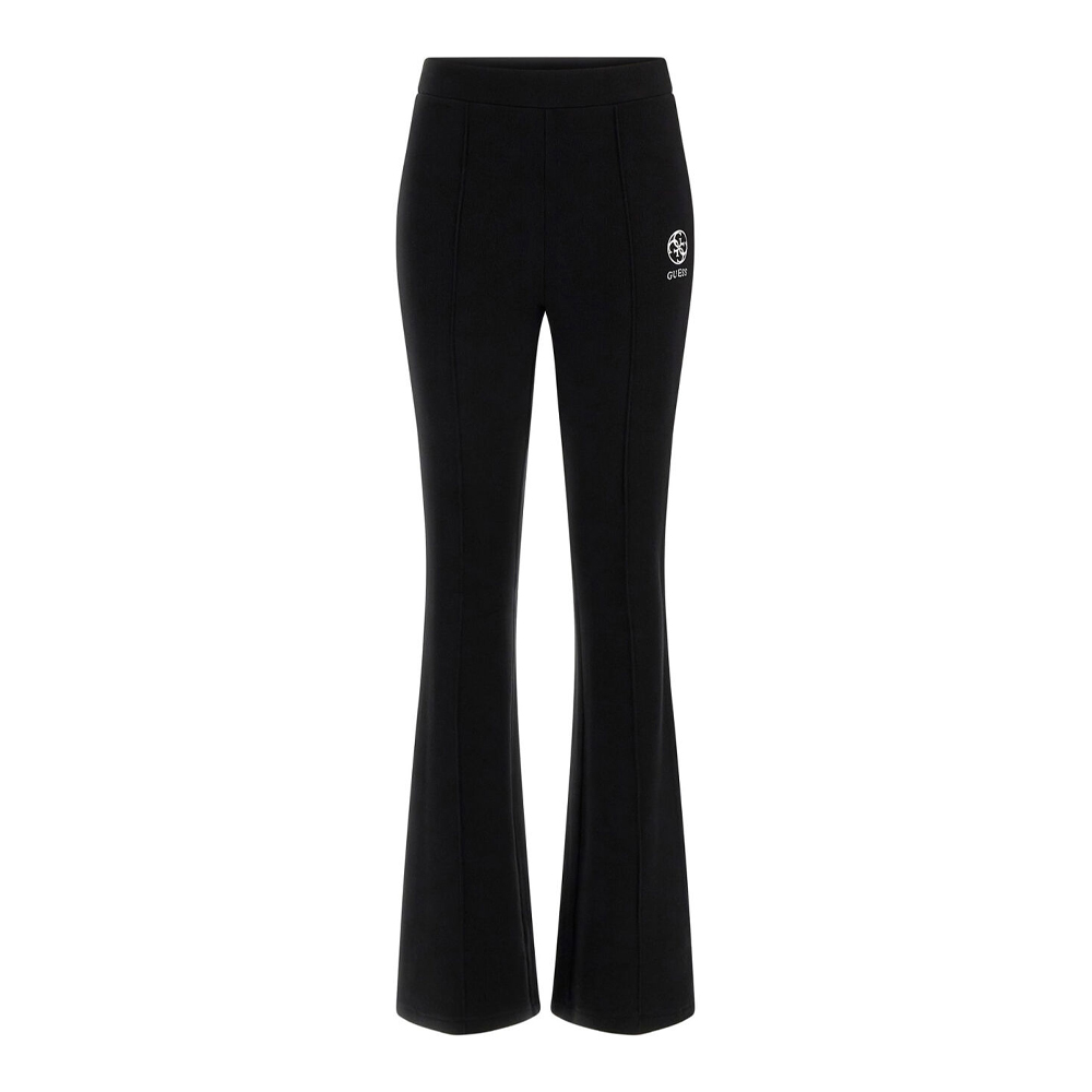 GUESS Elea Flare Pants Γυναικείο Παντελόνι Φόρμας - Μαύρο