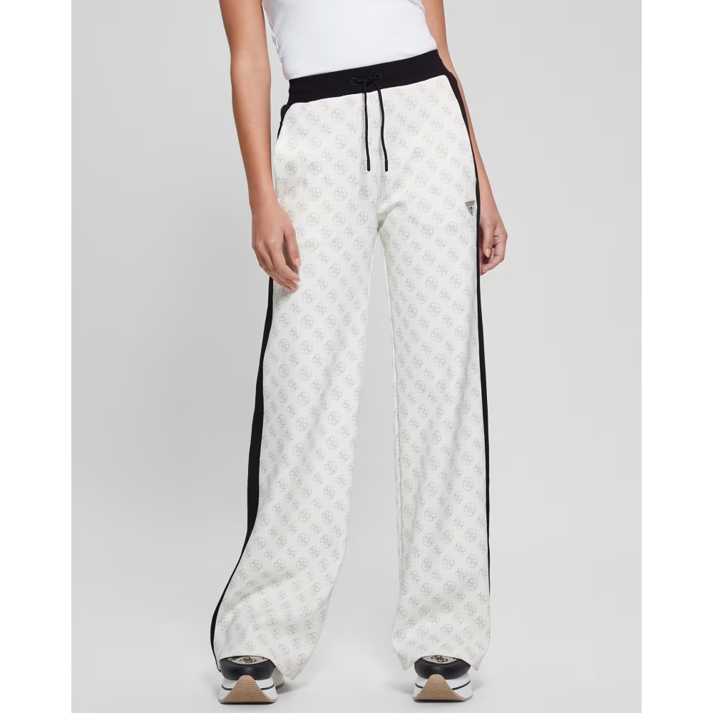 GUESS Elea 4G Straight Long Pants Γυναικείο Παντελόνι Φόρμας - 4