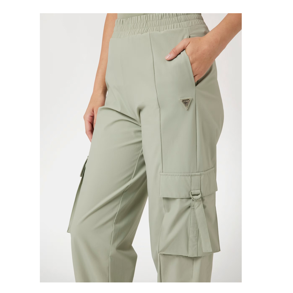 GUESS Aurlie Cargo Pants Γυναικείο Παντελόνι cargo με κανονική μέση - 4