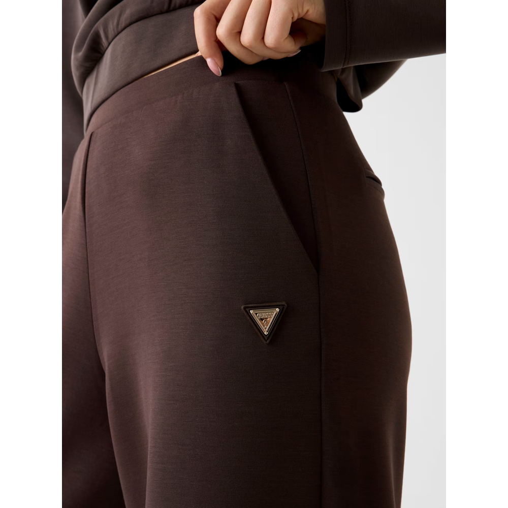 GUESS Olympe Wide Leg Pants Γυναικείο Παντελόνι Φόρμας - 3