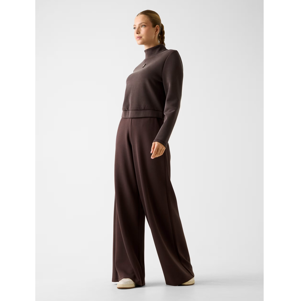 GUESS Olympe Wide Leg Pants Γυναικείο Παντελόνι Φόρμας - 4