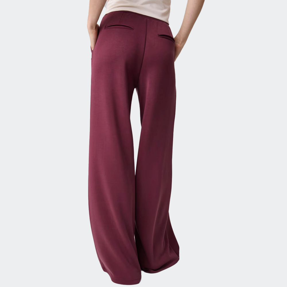 GUESS Olympe Wide Leg Pants Γυναικείο Παντελόνι Φόρμας - 2