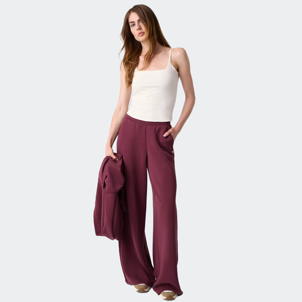 GUESS Olympe Wide Leg Pants Γυναικείο Παντελόνι Φόρμας - 4