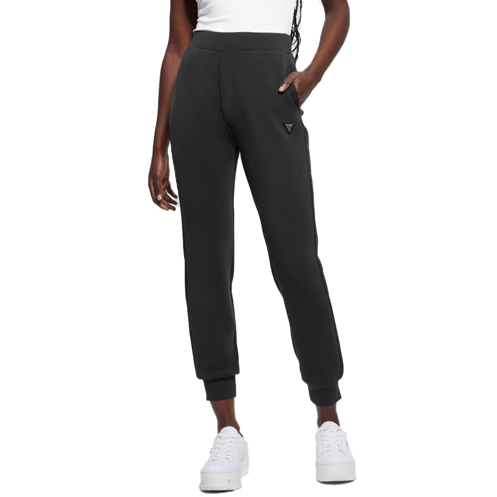 GUESS Olympe Long Pants Γυναικείο Παντελόνι Φόρμας - Μαύρο