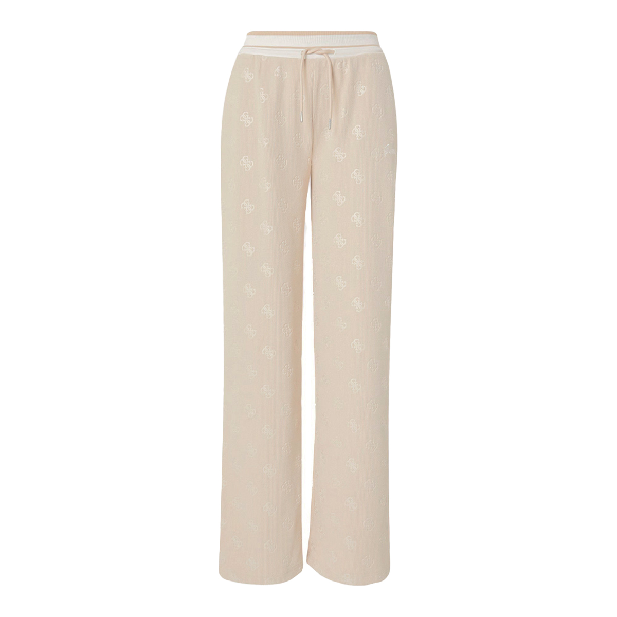 GUESS Paulina Wide-leg Pants Γυναικείο Παντελόνι Φόρμας - Μπεζ