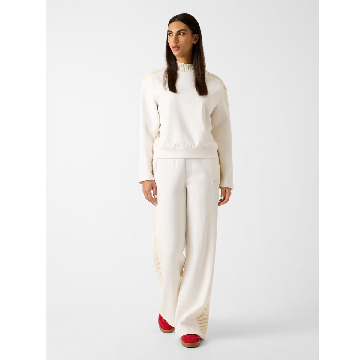 GUESS Dora Wide-leg Pants Γυναικείο Παντελόνι Φόρμας - 4