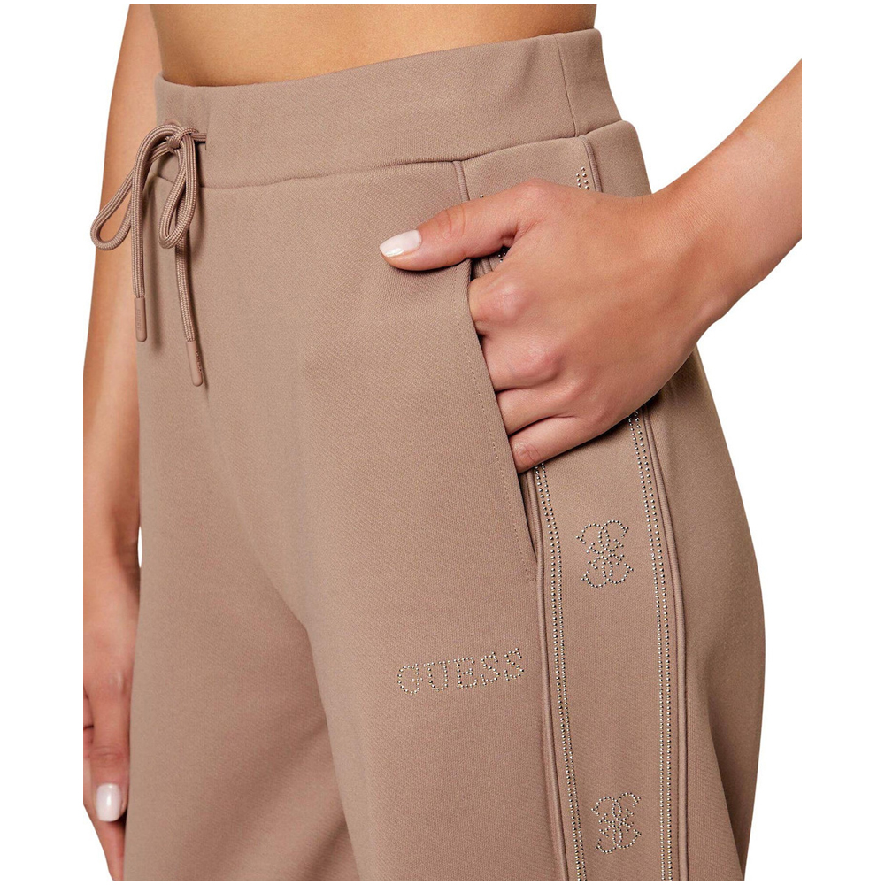 GUESS Octavia Wide Leg Pants Γυναικείο Παντελόνι Φόρμας - 4
