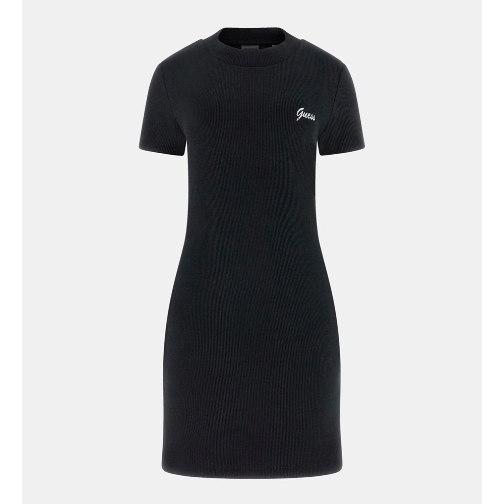 GUESS Paulina Velvet-Rib Dress Γυναικείο Φόρεμα Μίνι - 3