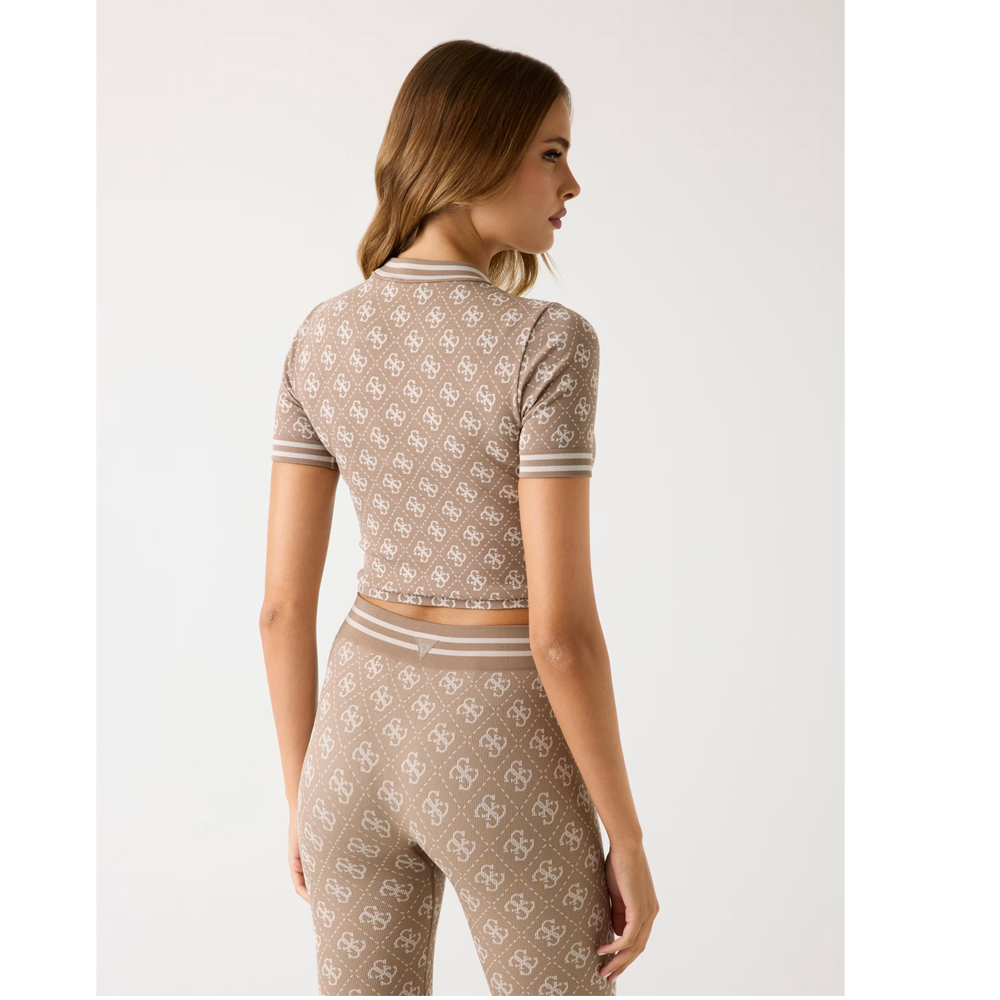 GUESS 4G Rhombus Seamless Top Γυναικείο Τοπ - 3