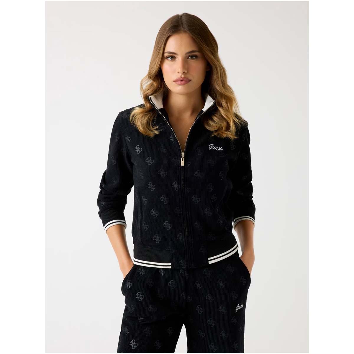 GUESS Paulina Full Zip Sweatshirt Γυναικεία Ζακέτα - 2