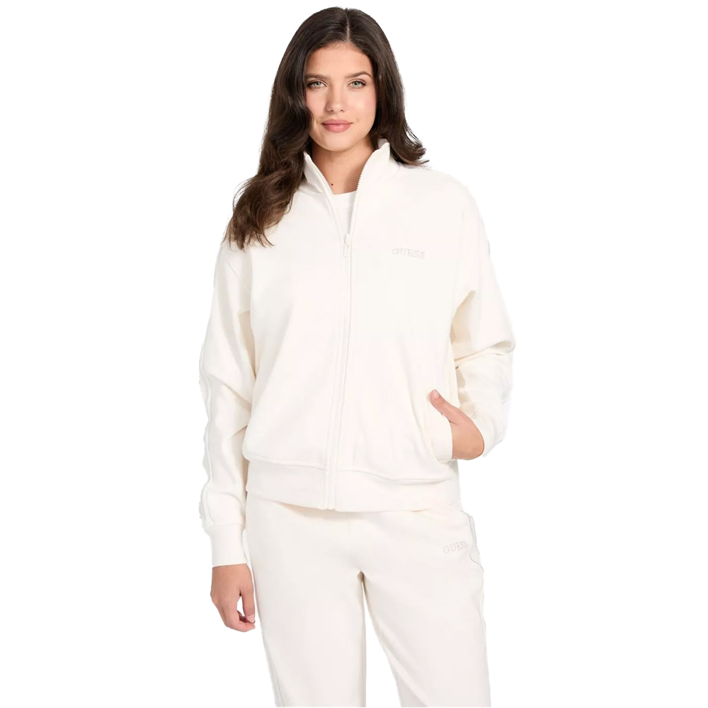 GUESS Octavia High Neck Ful - Zip Sweatshirt Γυναικεία Ζακέτα με κουκούλα - 1