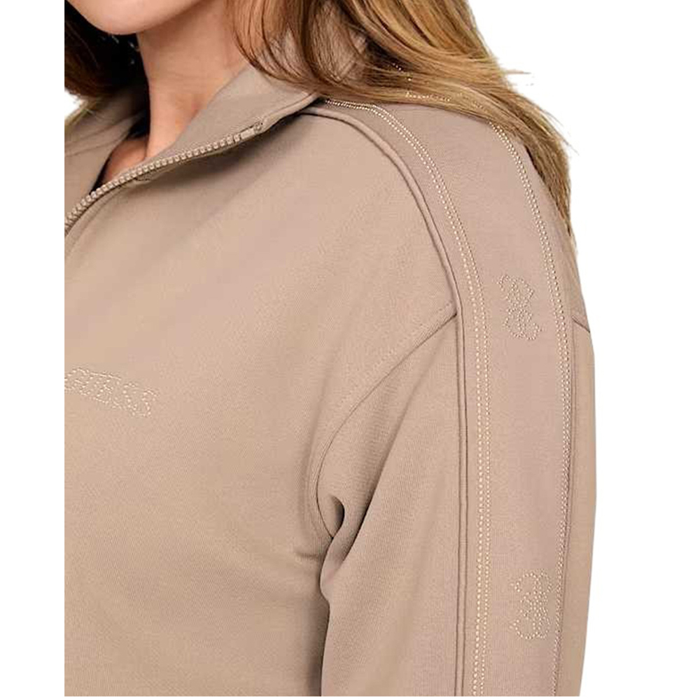 GUESS Octavia High Neck Ful - Zip Sweatshirt Γυναικεία Ζακέτα - 4