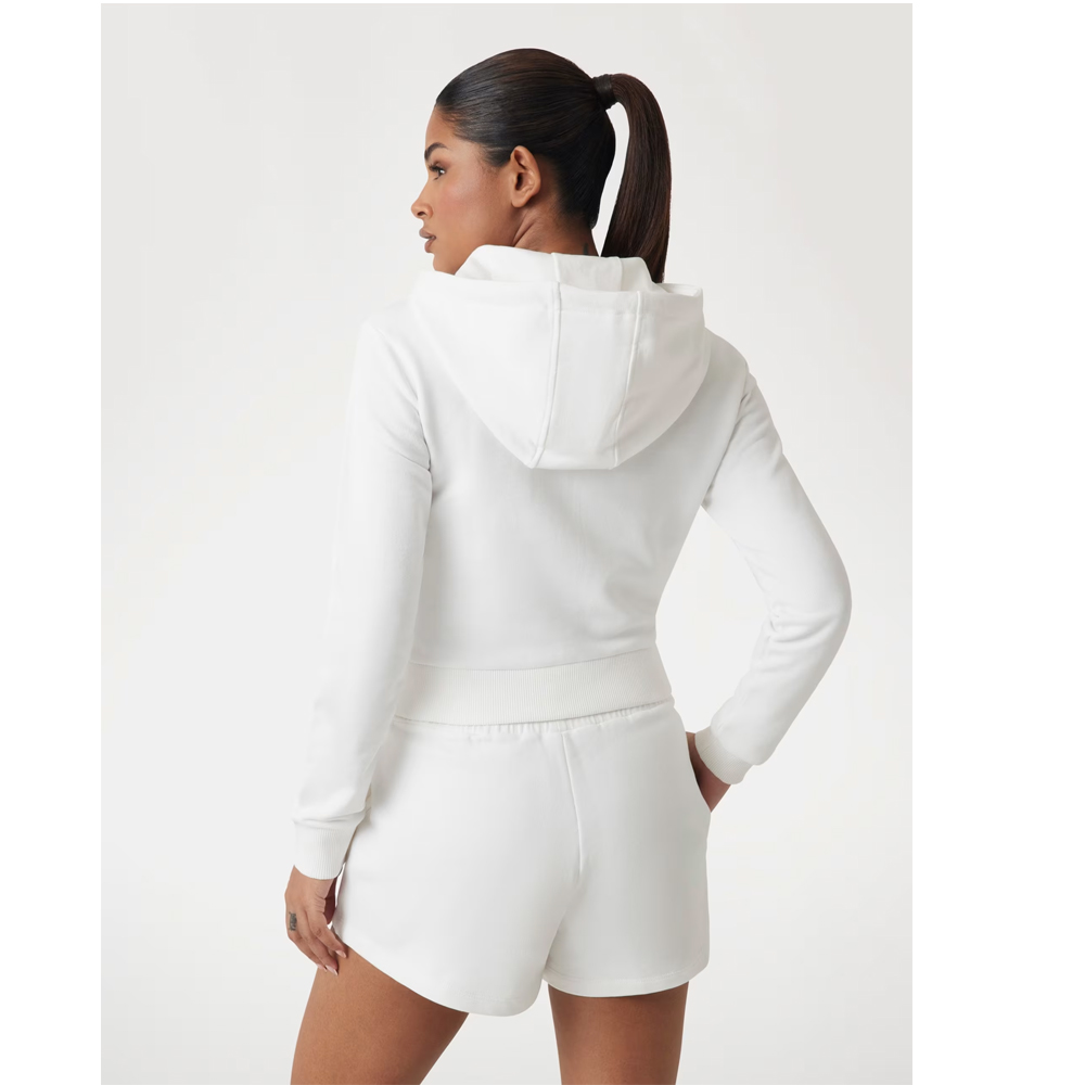 GUESS Primula Rhinestones Full Zip Sweatshirt Γυναικεία Ζακέτα Με Κουκούλα - 3