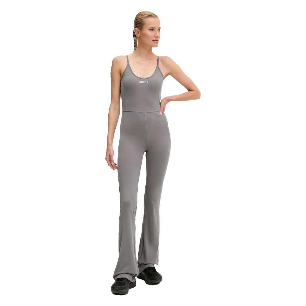 GUESS Margot Jumpsuit Γυναικεία Ολόσωμη Φόρμα - Γκρι