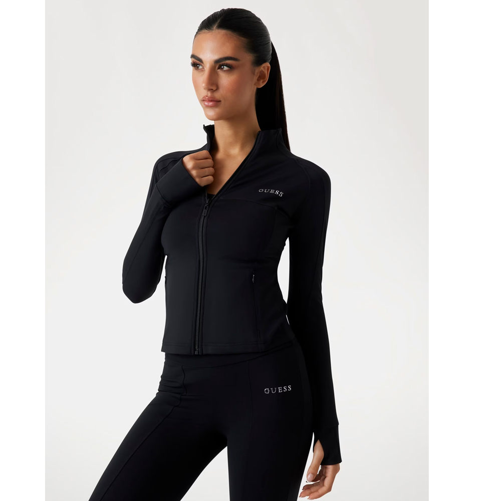 GUESS Margot Long Sleeve Zip  Active Top Γυναικεία Ζακέτα - 2