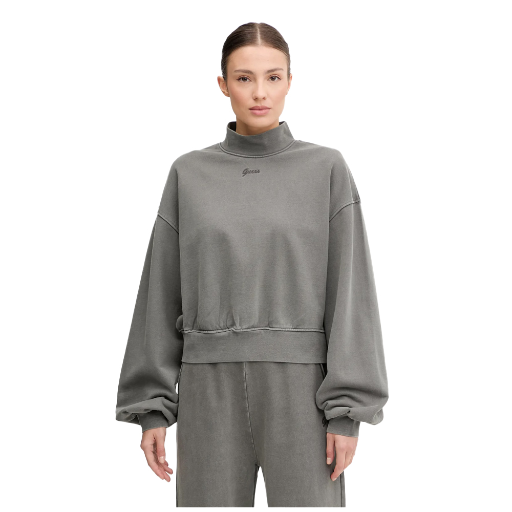 GUESS Misty High Neck Sweatshirt Γυναικείο Φούτερ - Γκρι