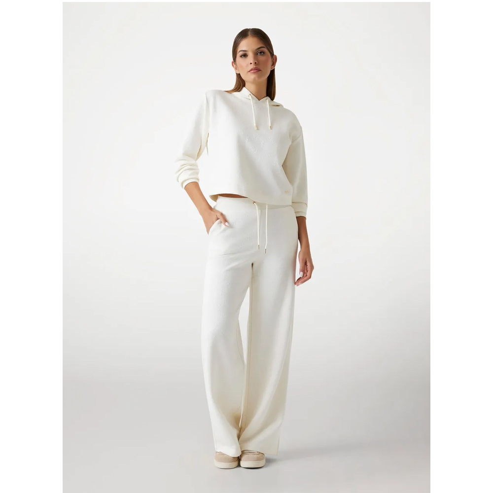 GUESS All-over Logo Wide-Leg Sweatpants Γυναικείο Παντελόνι Φόρμας - 3