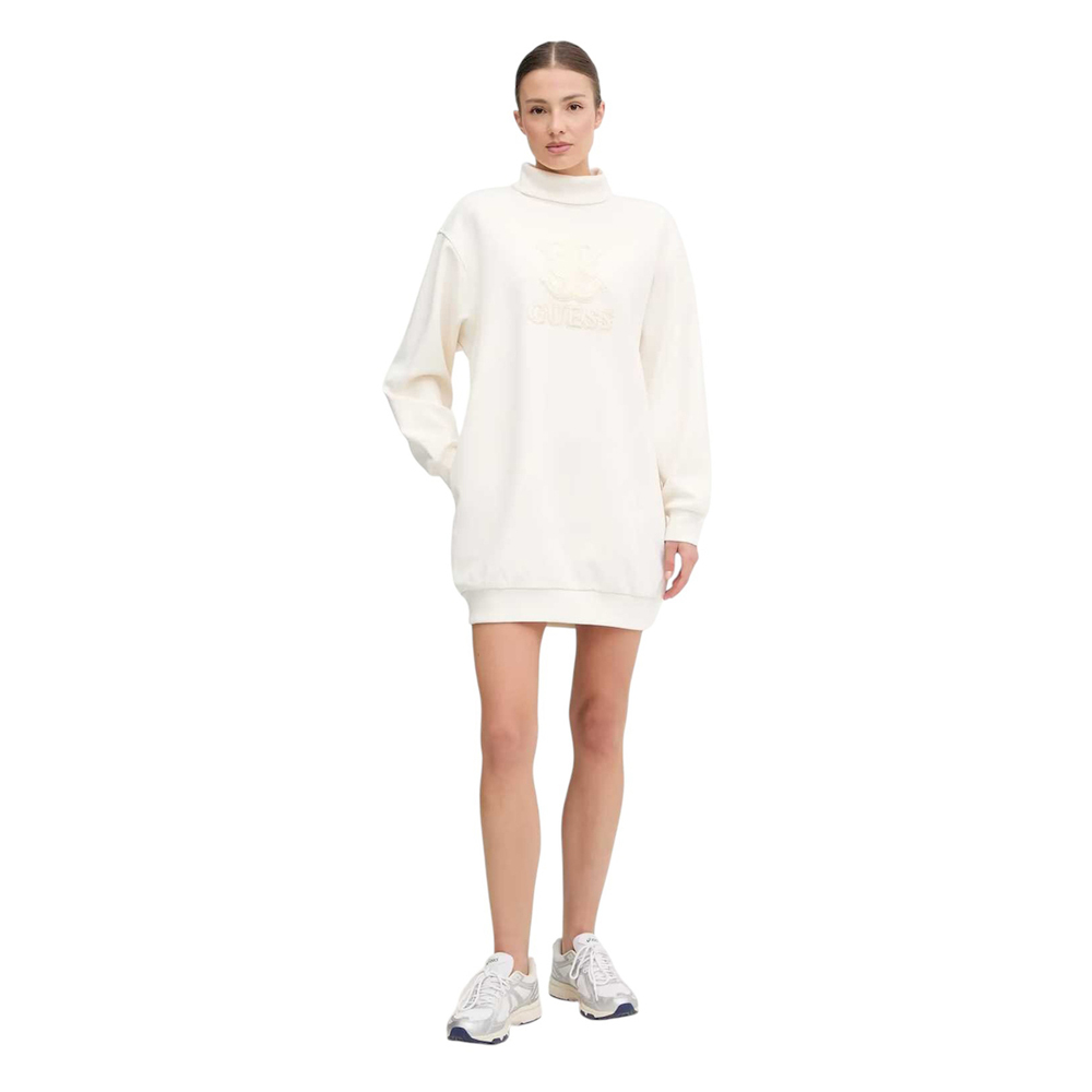 GUESS Carmen Sweatshirt Dress Γυναικείο Φόρεμα Μίνι - 3