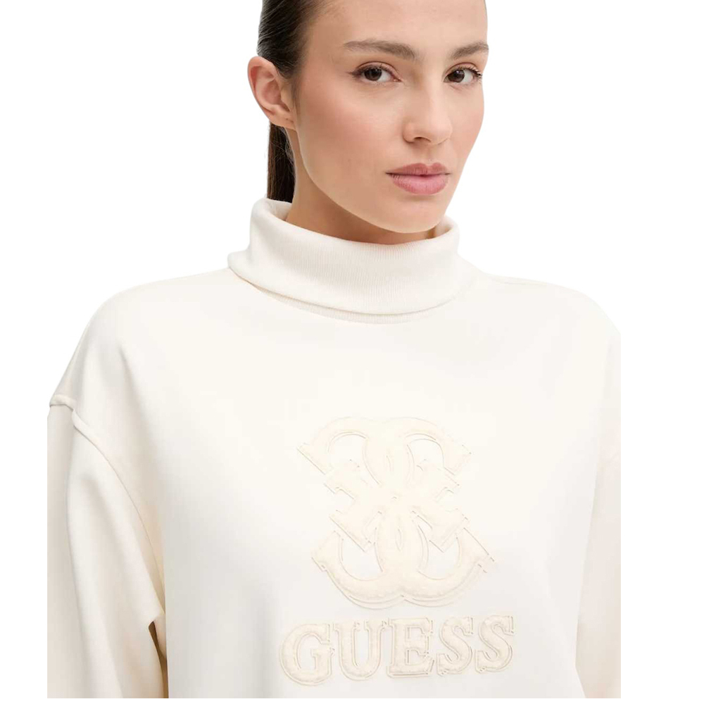 GUESS Carmen Sweatshirt Dress Γυναικείο Φόρεμα Μίνι - 4