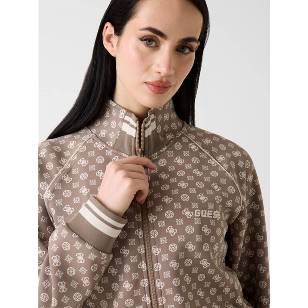 GUESS Aggie Full Zip Sweatshirt Γυναικεία Ζακέτα - 3