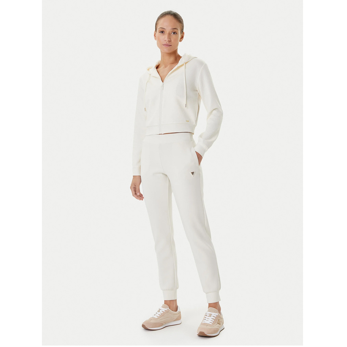 GUESS 3D Peony Zipper Hoodie Jacket Γυναικεία Ζακέτα με κουκούλα - 5