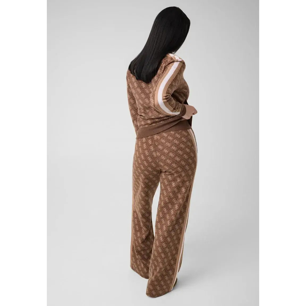 GUESS Aneira 4G Wide Leg Pants Γυναικείο Παντελόνι Φόρμας - 2